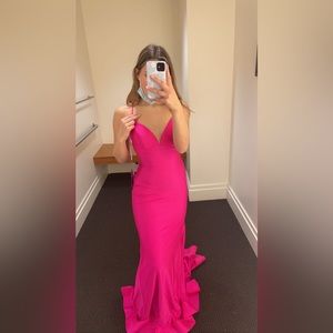 Selling Hot Pink Sherri Hill Dress Size 2